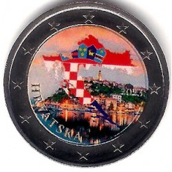 Croacia. 2023. 2 Euro (SC) Coloreada