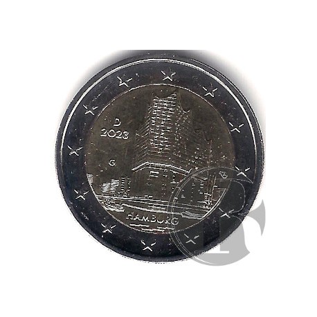 Alemania. 2023(G). 2 Euro (SC) Hamburg