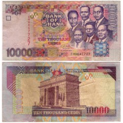 (35b) Ghana. 2003. 10000 Cedis (MBC)