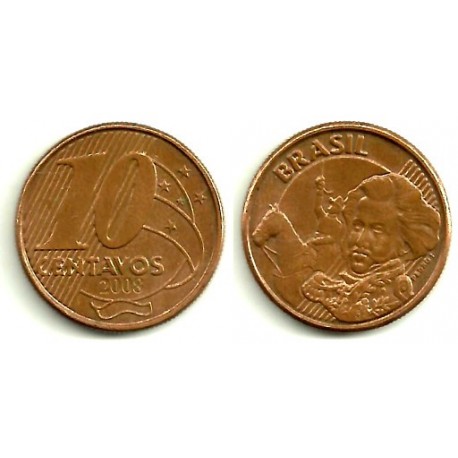 Brasil. 2008. 10 Centavos (MBC)