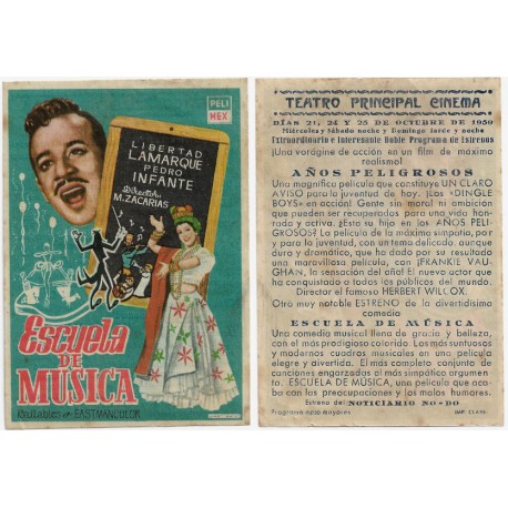 Escuela de Música. 1959. Teatro Principal Cinema