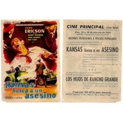 Kansas busca a un asesino. 1964. Cine Principal