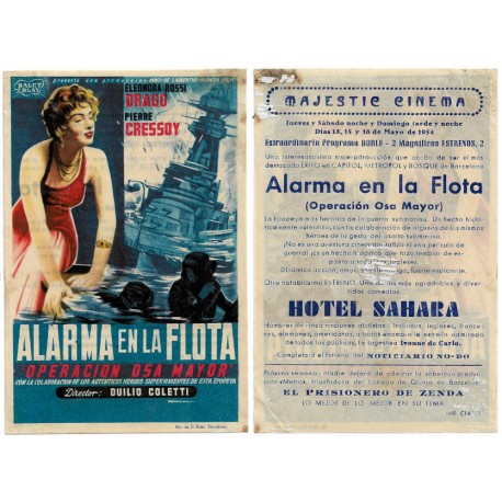 Alarma en la Flota. 1954. Majestic Cinema