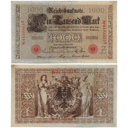 (44b) Imperio Alemán. 1910. 1000 Mark (SC)