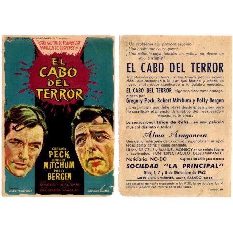 El Cabo del Terror. 1962. Sociedad La Principal
