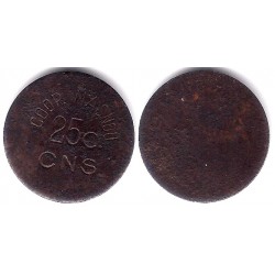 Cooperativa Masnou CNS. 25 Céntimos (BC+)