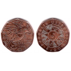 Austria. 2022. 5 Euro (SC)