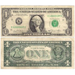 (468a) Estados Unidos de América. 1981. 1 Dollar (MBC-) Agujeros de grapa