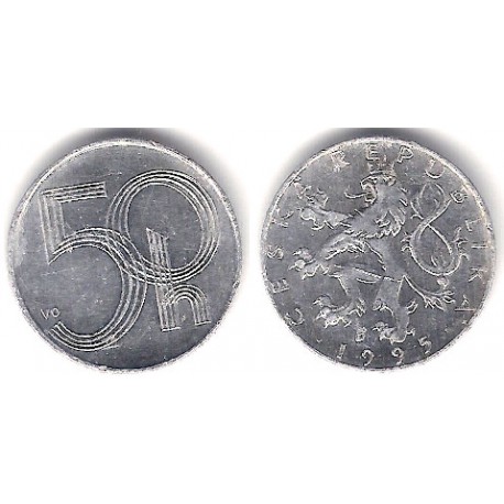 (3.1) República Checa. 1995. 50 Haleru (EBC)