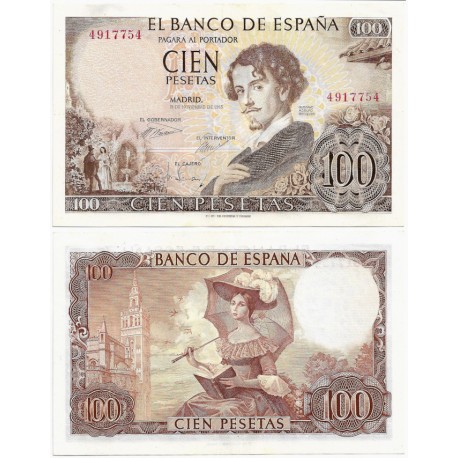 Estado Español. 1965. 100 Pesetas (EBC+) Sin Serie