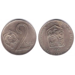 (75) Checoslovaquia. 1990. 2 Korun (EBC)