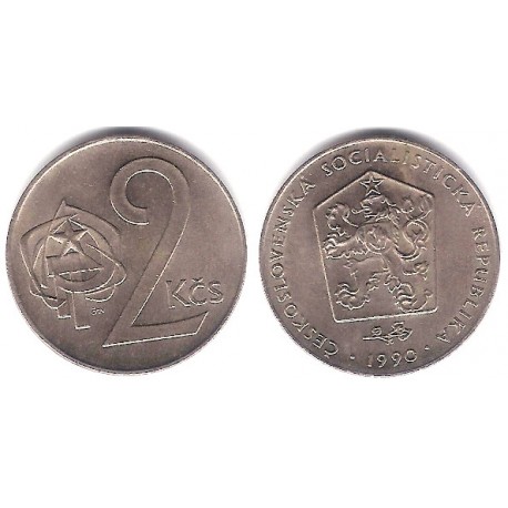 (75) Checoslovaquia. 1990. 2 Korun (EBC)