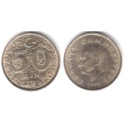 (1056) Turquía. 1996. 50 Bin Lira (MBC+)