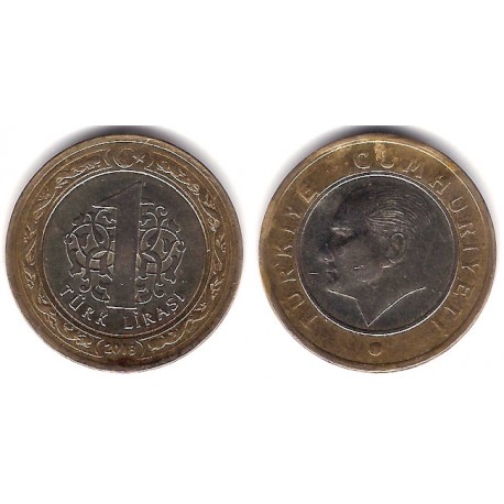 (1244) Turquía. 2018. 1 Lira (MBC)