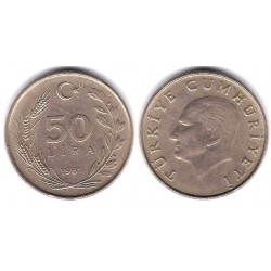 (966) Turquía. 1985. 50 Lira (BC+)