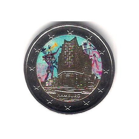 Alemania. 2023. 2 Euro (SC) Coloreada