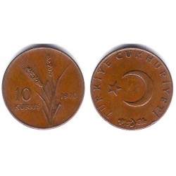 (891.2) Turquía. 1970. 10 Kurus (MBC)