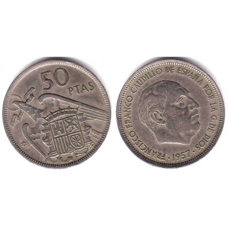 Estado Español. 1957*(59). 50 Pesetas (MBC)