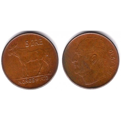 (405) Noruega. 1973. 5 Ore (MBC)