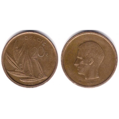 (160) Bélgica. 1981. 20 Francs (MBC)