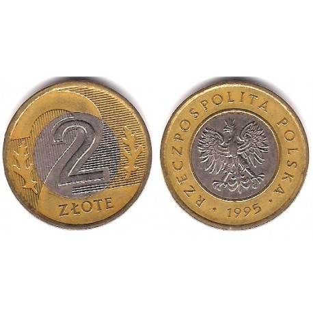 (Y283) Polonia. 1995. 2 Zlote (MBC)