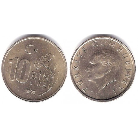 (1027.1) Turquía. 1997. 10 Bin Lira (MBC)