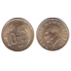 (1027.1) Turquía. 1996. 10 Bin Lira (MBC+)