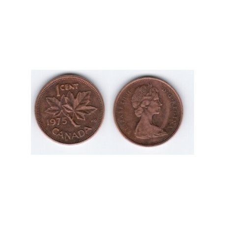 (59.1) Canadá. 1975. 1 Cent (BC)