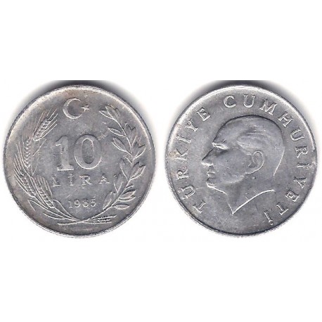 (964) Turquía. 1985. 10 Lira (BC+)