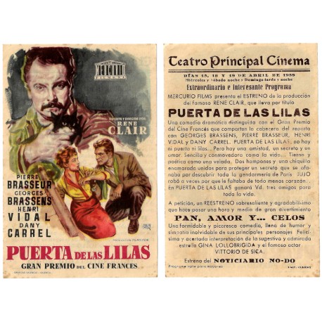 Puerta de las Sillas. 1959. Teatro Principal Cinema