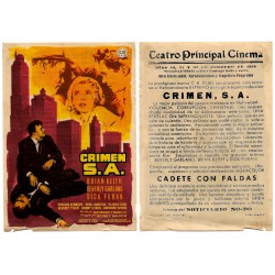 Crimen, SA. 1959. Teatro Principal Cinema