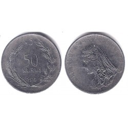 (899) Turquía. 1972. 50 Kurus (MBC)