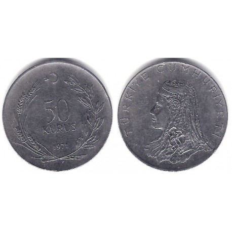 (899) Turquía. 1971. 50 Kurus (MBC)