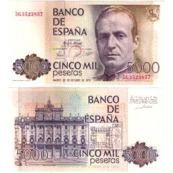 España. 1979. 5000 Pesetas (SC) Serie 5G