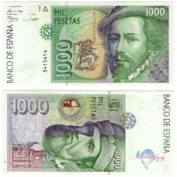 España. 1992. 1000 Pesetas (SC) Sin Serie