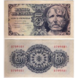Estado Español. 1947. 5 Pesetas (EBC) Sin Serie