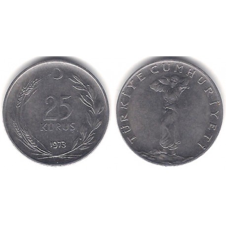 (892.3) Turquía. 1973. 25 Kurus (MBC)