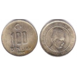 (1106) Turquía. 2004. 100 Bin Lira (MBC)