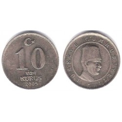 (1166) Turquía. 2005. 10 Kurus (MBC+)