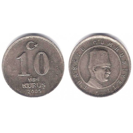 (1166) Turquía. 2005. 10 Kurus (MBC+)