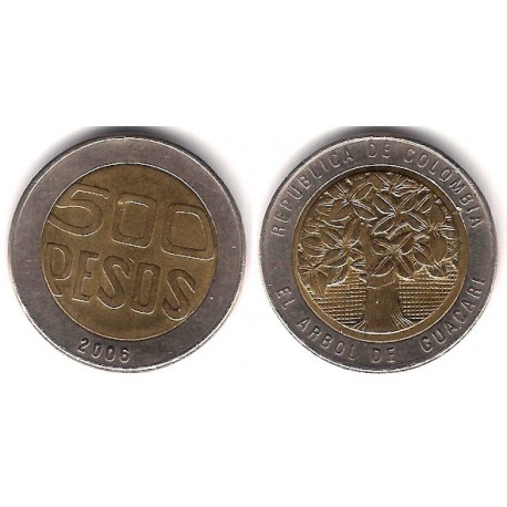 (286) Colombia. 2006. 500 Pesos (MBC)