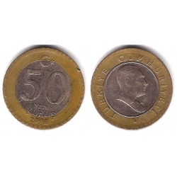 (1168) Turquía. 2006. 50 Kurus (BC)