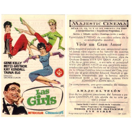 Las Girls. 1960. Majestic Cinema