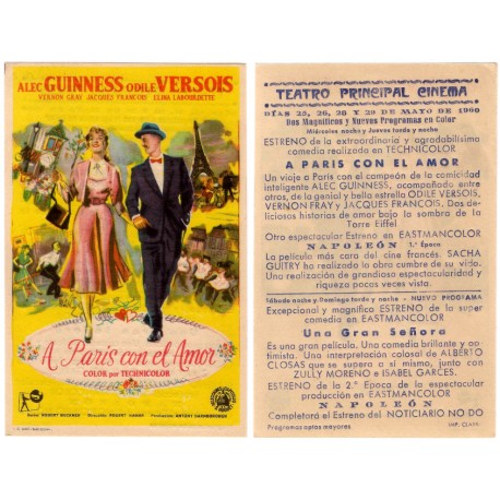 A Paris con el amor. 1960. Teatro Principal Cinema