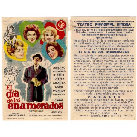 El Día de los Enamorados. 1959. Teatro Principal Cinema