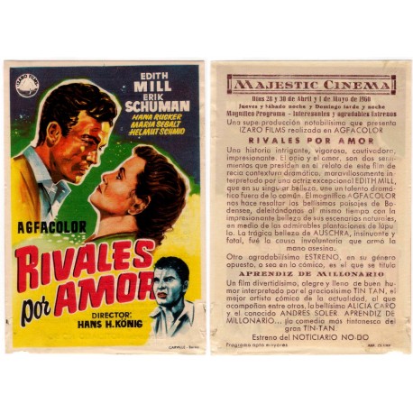 Rivales por Amor. 1960. Majestic Cinema
