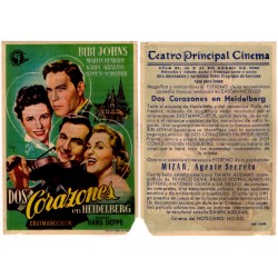 Dos Corazones en Heidelberg. 1960. Teatro Principal Cinema