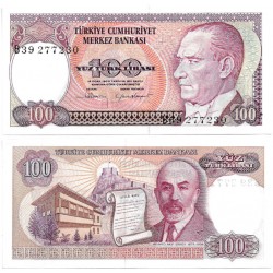(194a) Turquía. 1970. 100 Lira (SC)
