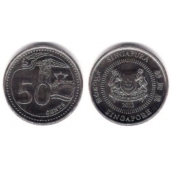 (348) Singapur. 2013. 50 Cents (SC)