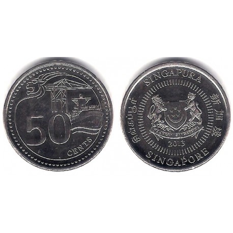 (348) Singapur. 2013. 50 Cents (SC)
